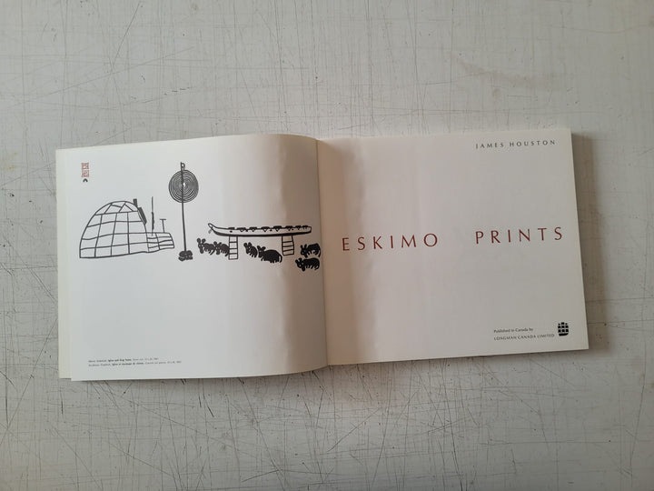 Eskimo Prints by James Houston (Vintage Softcover Book 1971) 