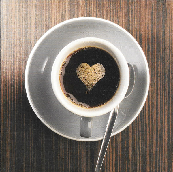 Expresso Heart by Volker Möhrke - 6 X 6 Inches (10 Postcards)