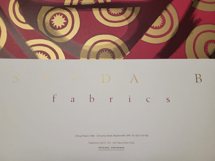 Fabrics I by Cressida Bell - 25 X 36 Inches (Original Hand Printed Serigraph)