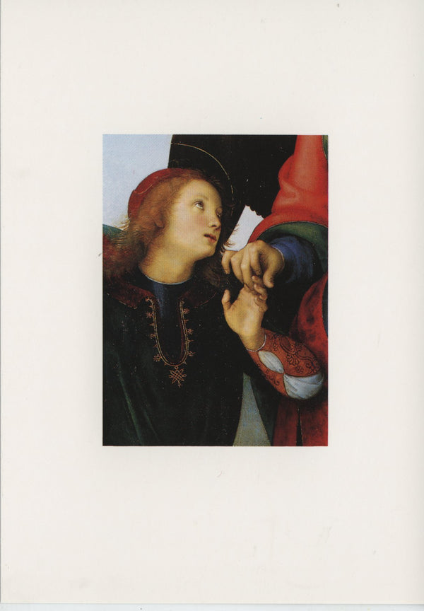 L'Archange Raphaël avec Tobie by Pietro Vannucci - 4 X 6 Inches (10 Postcards)