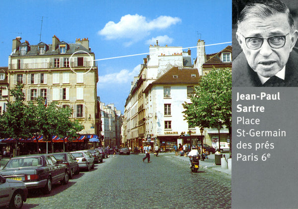 Jean-Paul Sartre - 4 X 6 Inches (10 Postcards)