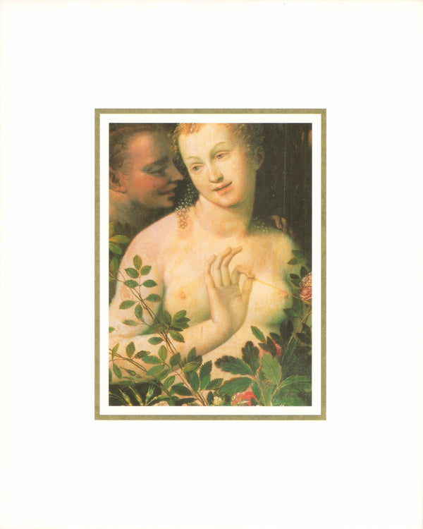 Allégorie (Detail) by Ecole de Fontainebleau - 10 X 12 Inches (Art Print)