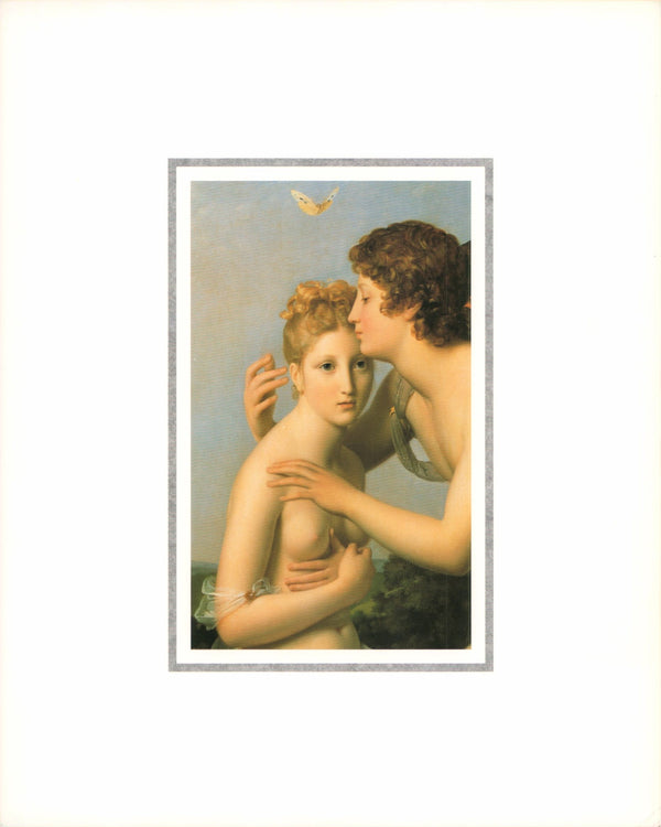 Psyché et L'Amour, 1798 by Baron François Gérard - 10 X 12 Inches (Art Print)