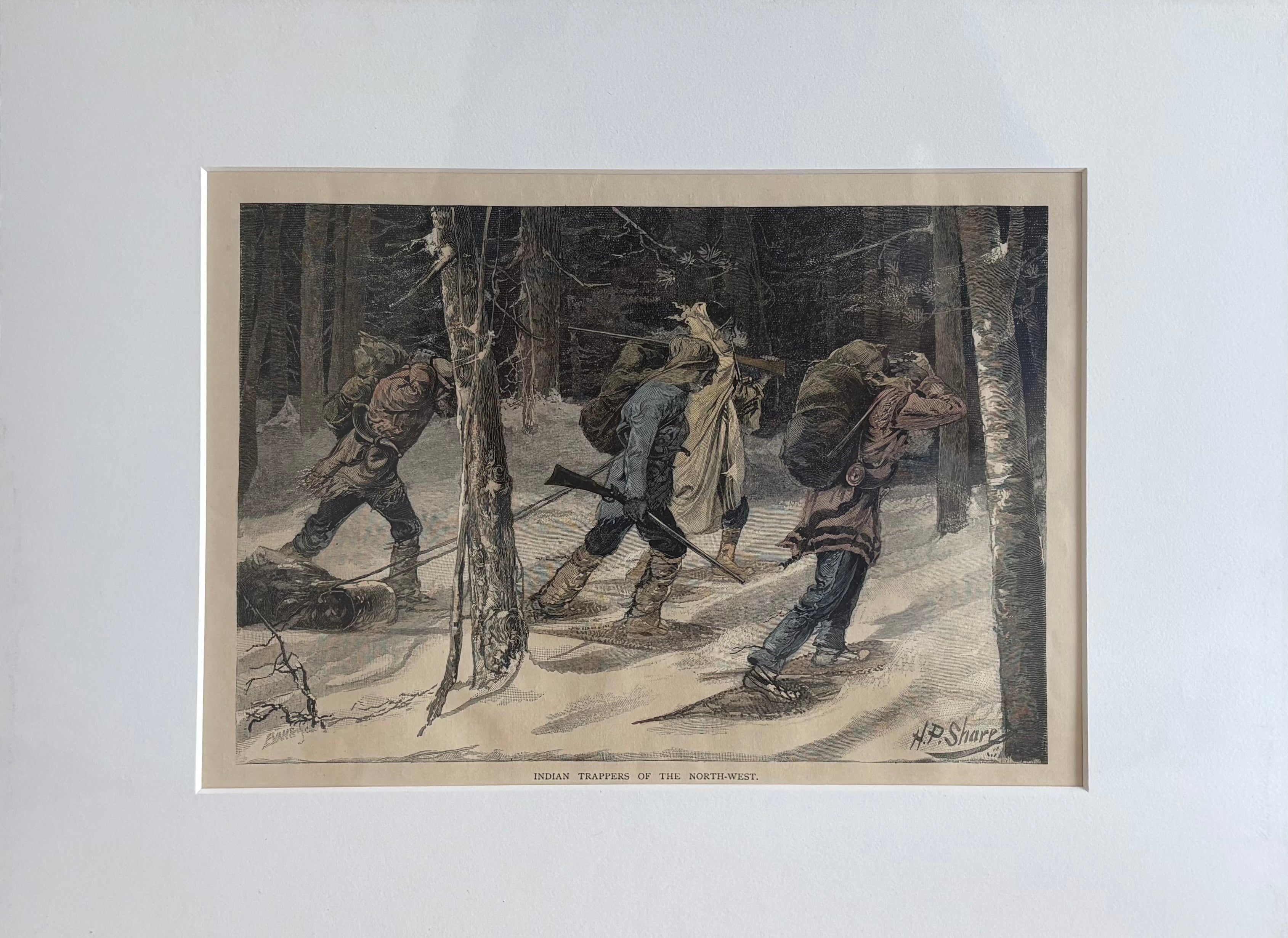 Indian trappers of the North-West by H.P. Share - 11 X 15 Inches (Art ...