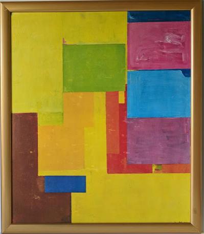 Veluti in Speculum, 1962 by Hans Hofmann - 26 X 30 Inches (Framed Giclee on Masonite Ready to Hang)