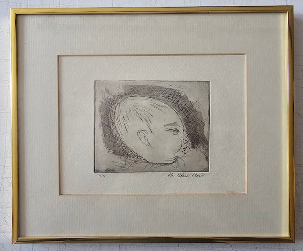 Untitled by Michelle Remillard - 10 X 12 Inches  (Framed Etching Numbered & Signed) 4/10