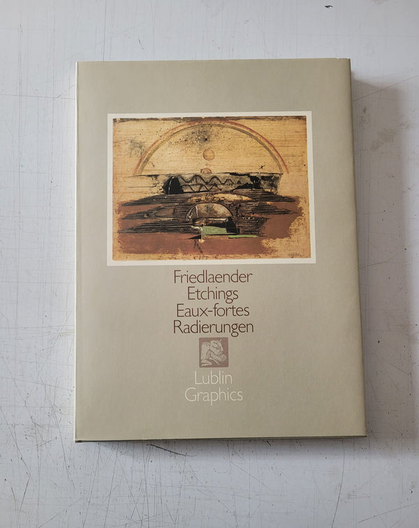 Friedlaender Etchings Eaux-Fortes Radierungen (Vintage Hardcover Book 1972)