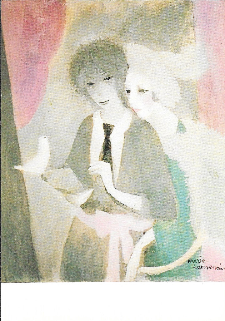 Femme à la Colombe by Marie Laurencin - 4 X 6 Inches (10 Postcards)