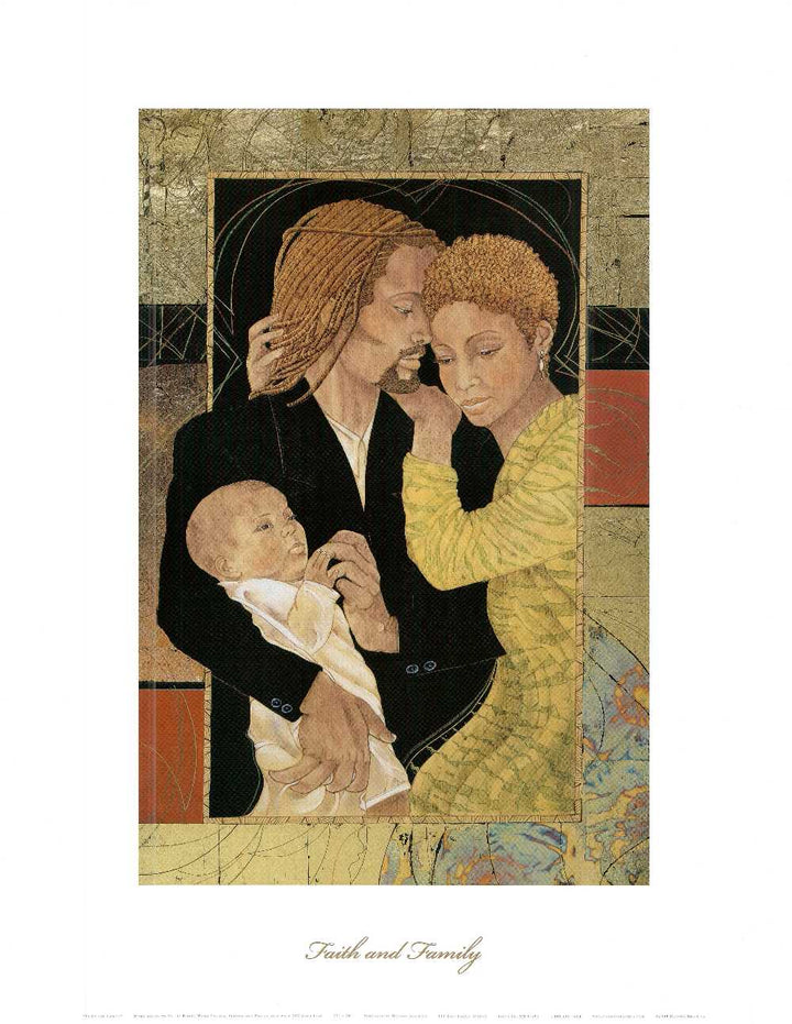 Faith and Family - 22 X 28 Inches - (Art Print)