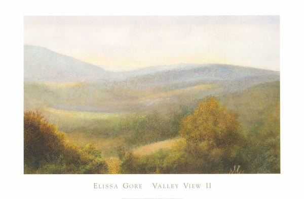 Valley View II by Elissa Gore - 24 X 36 Inches (Art Print)
