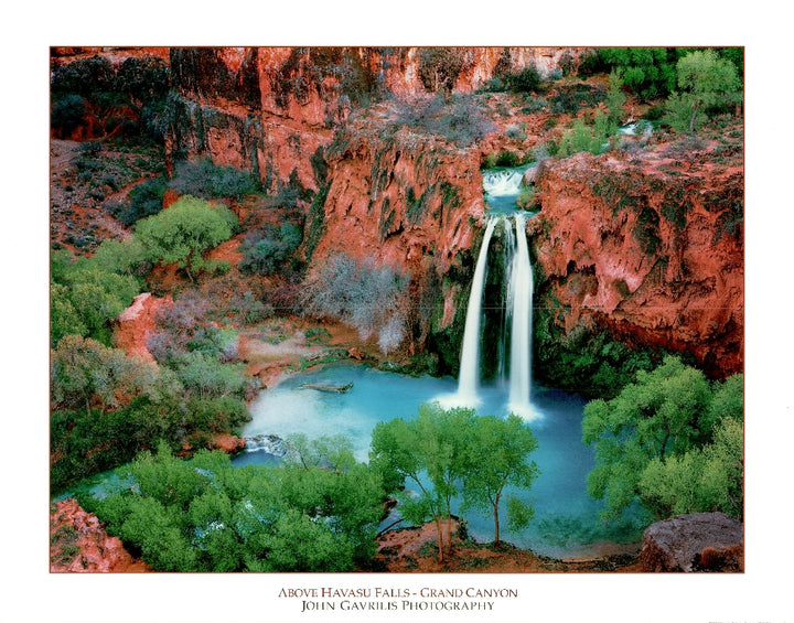 Above Havasu Falls Grand Canyon by John Gavrilis - 24 X 30 Inches (Art Print)