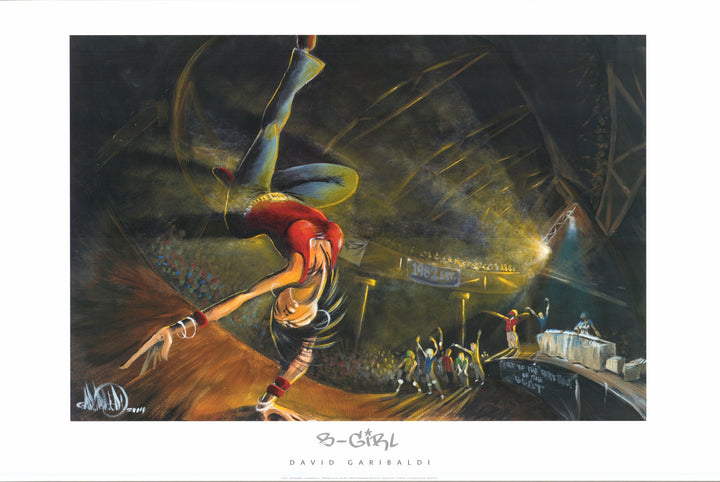 B-Girl by David Garibaldi - 24 X 36 Inches (Art Print)