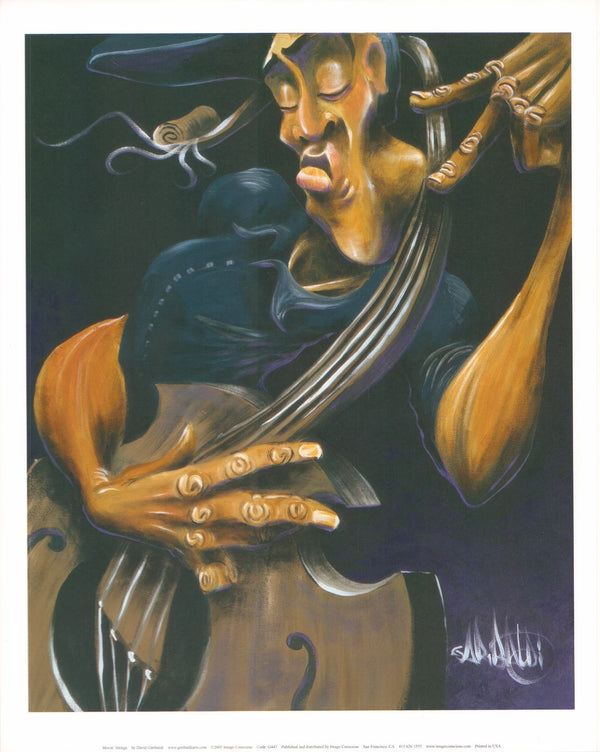 Movin' Strings by David Garibaldi - 8 X 10 Inches (Art Print)