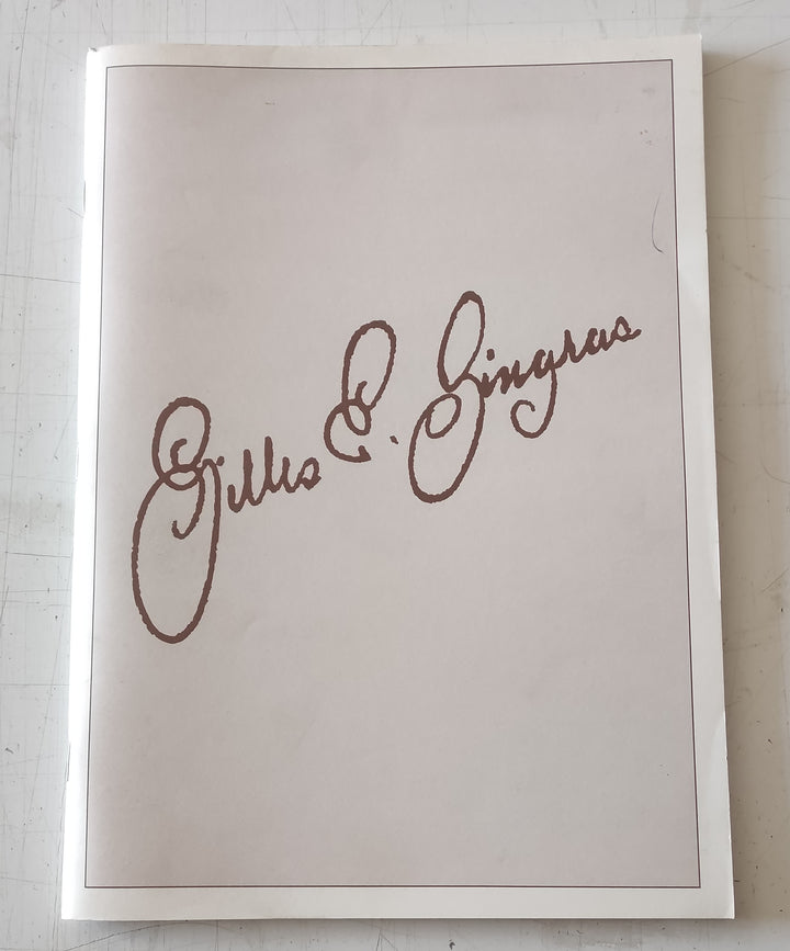 Gilles E.Gingras (Vintage Softcover Book)
