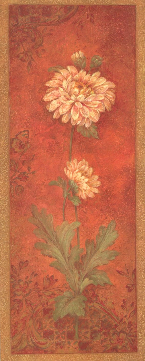 Chrysanthemum by Pamela Gladding - 8 X 20 Inches (Art Print)