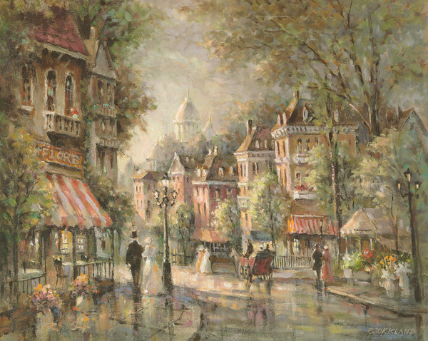 French Street Scene II by Bjorkland - 16 X 20 Inches (Art Print)