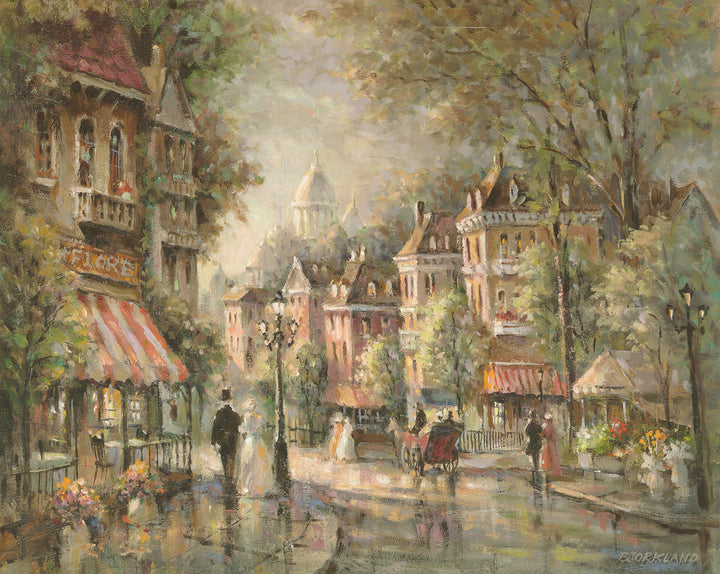 French Street Scene II by Bjorkland - 16 X 20 Inches (Art Print)