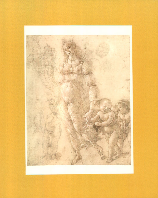 Allegorie by Sandro Botticelli - 14 X 18 Inches (Offset Lithograph with Matte Fine Art Print)