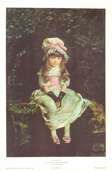 Cherry Ripe by Sir John Everett Millais - 12 X 18 Inches (Art