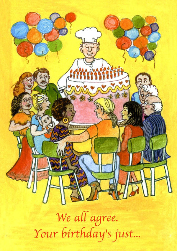 Message Inside: Major Event (Birthday) by Anne Baird - 5 X 7 Inches (Greeting Card)