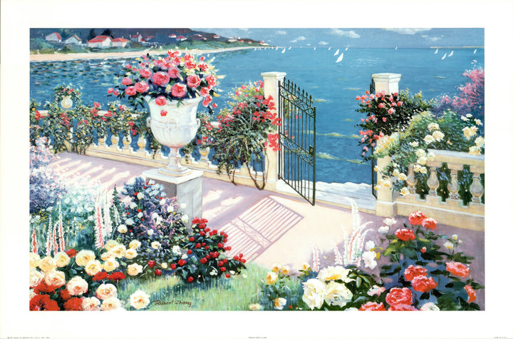 Paradise garden by Robert Zhang - 24 X 36 Inches (Art Print)