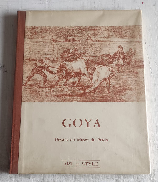 Goya dessins du musée du Prado by Gallego Julian ( Préface )(Vintage Hardcover Book 1961)