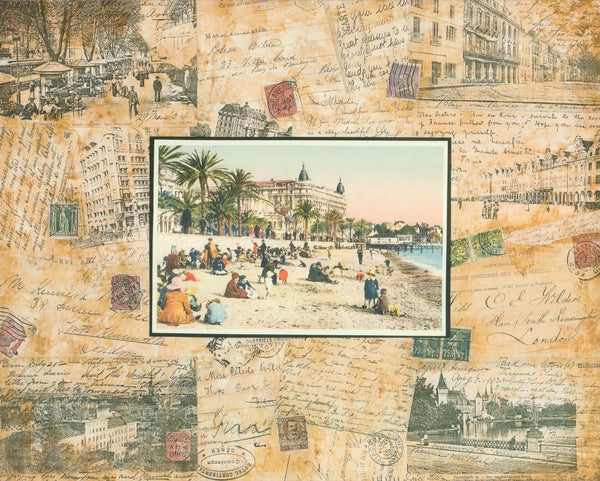 Postcards from Cannes by Miles Graff - 16 X 20 Inches (Art Print)