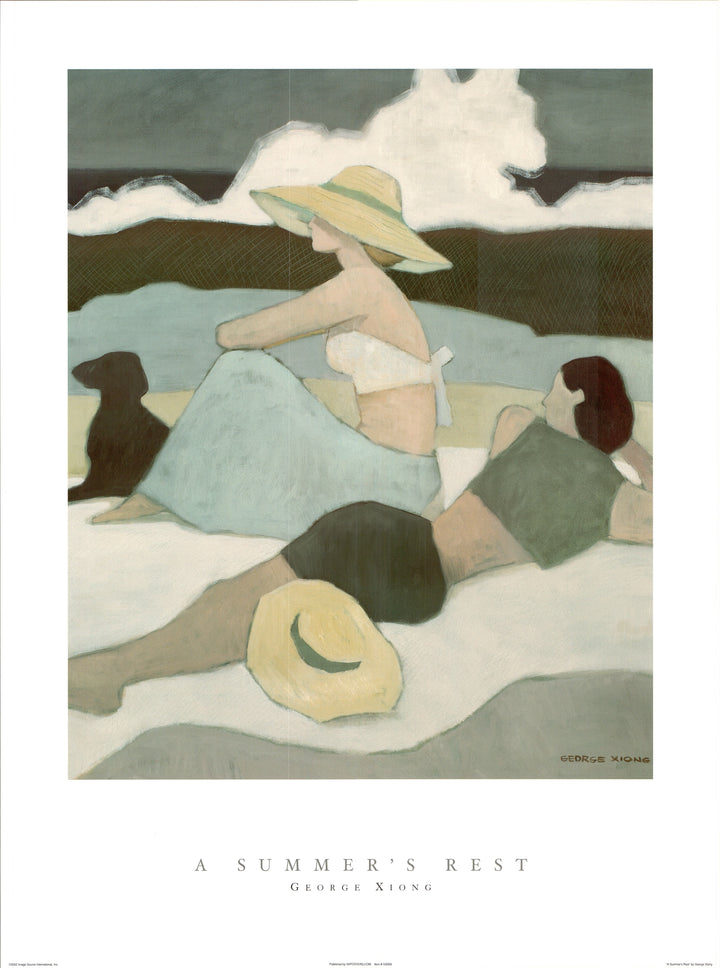 A summer's rest by George Xiong - 24 X 32 Inches (Art Print)