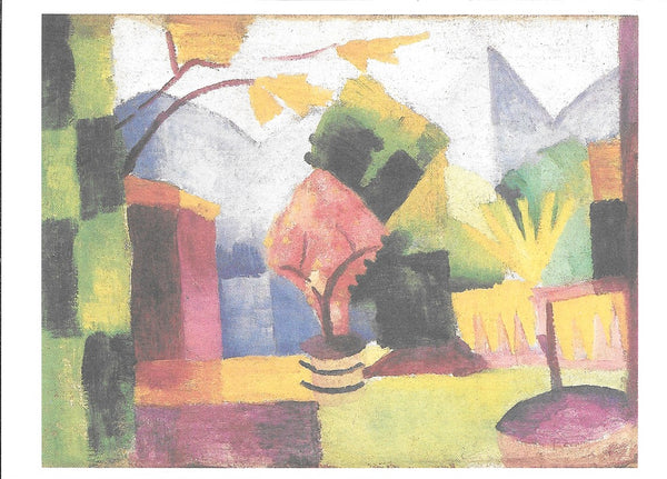 Garden Near Thune Lake by August Macke - 4 X 6 Inches (10 Postcards)
