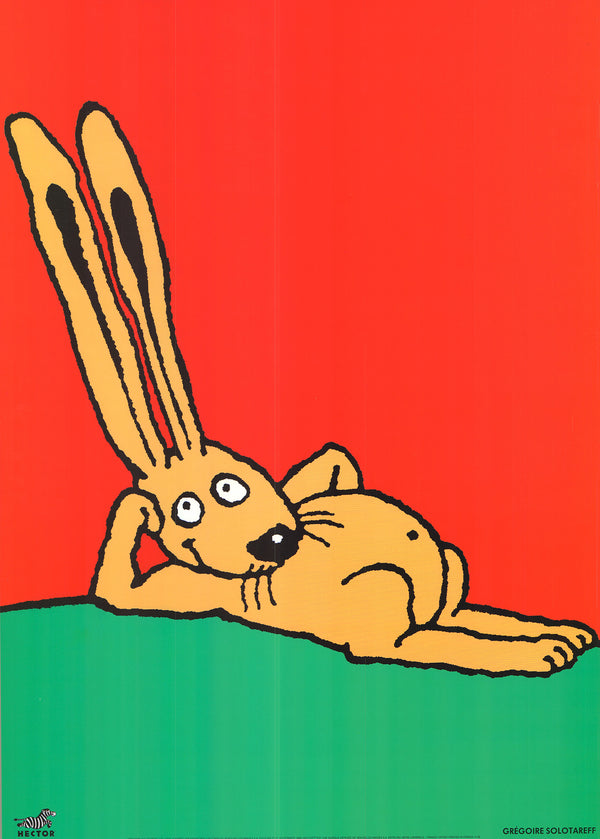 A Rabbit by Gregoire Solotareff - 20 X 28 Inches (Art Print)
