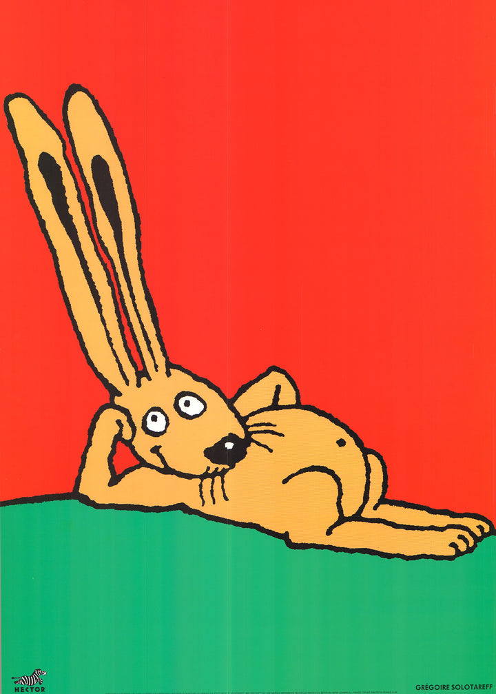 A Rabbit by Gregoire Solotareff - 20 X 28 Inches (Art Print)