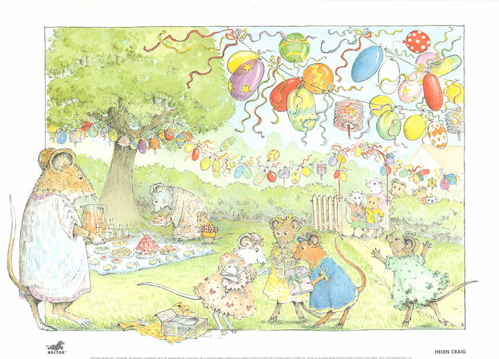 Birthday Party by Helen Craig - 20 X 28 Inches (Art Print)