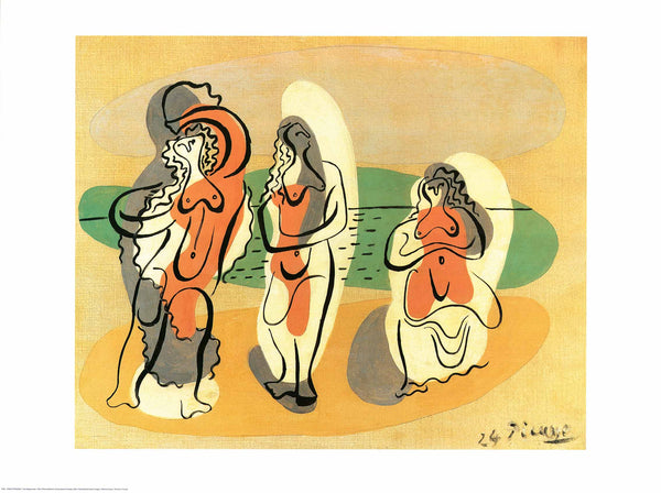 Three Bathers, 1924 by Pablo Picasso - 24 X 32 Inches (Art Print)