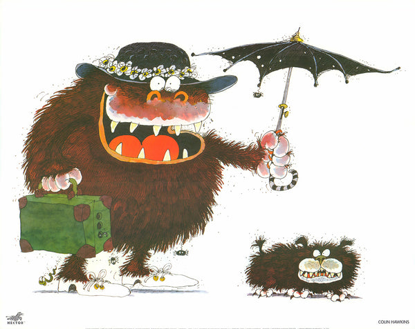 Monsters by Colin Hawkins - 16 X 20 Inches (Art Print)