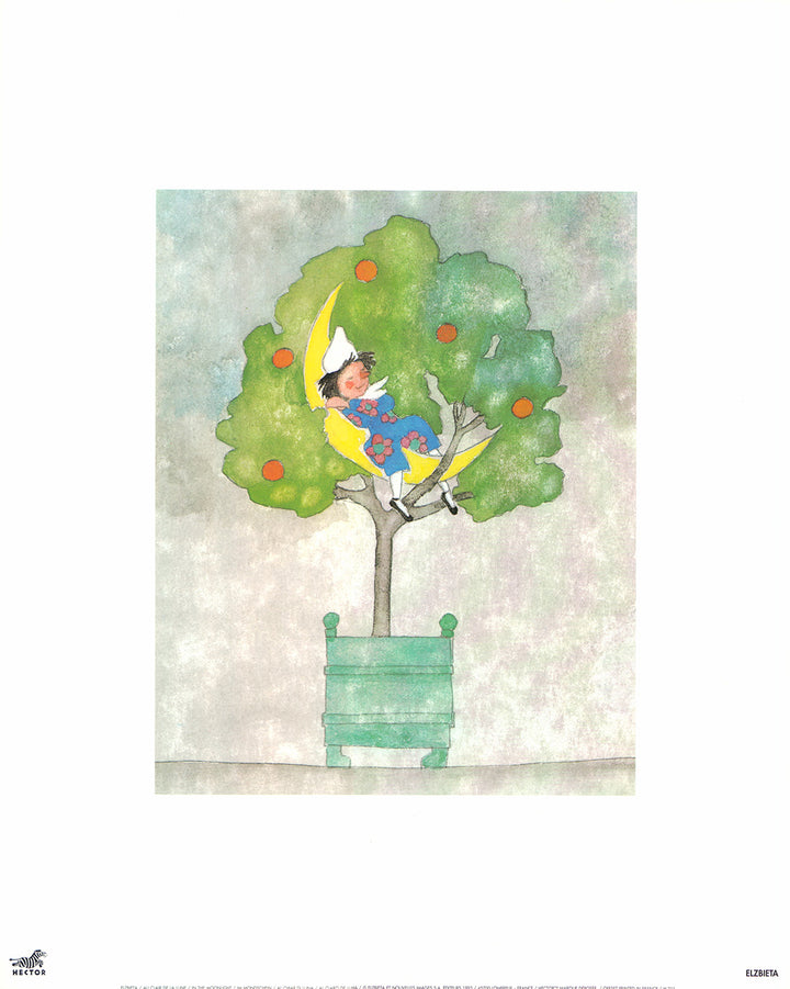 In the Moonlight by Elzbieta - 16 X 20 Inches (Art Print)