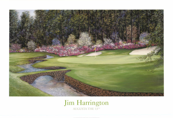 Augusta the 13th by Jim Harrington - 24 X 36 Inches (Art Print)