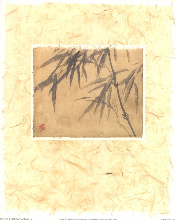 Bamboo II, 1999 by David Hu - 8 X 10 Inches (Art Print)