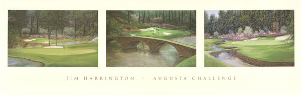 Augusta Challenge by Jim Harrington - 12 X 36 Inches (Art Print)