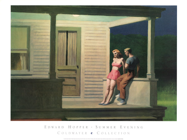 Summer Evening, 1947 by Edward Hopper - 24 X 32 Inches (Art Print)