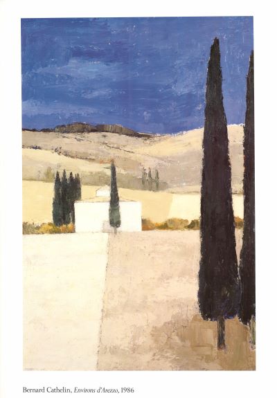 Environ D'Arezzo, 1986 by Bernard Cathelin - 28 X 40 Inches (Art Print)