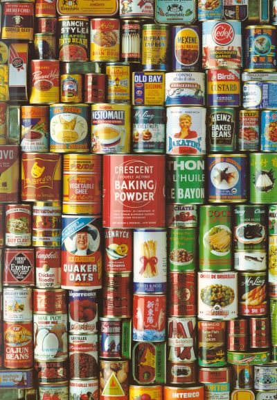 Cans Composite Poster by Anonyme - 28 X 40 Inches (Art Print)