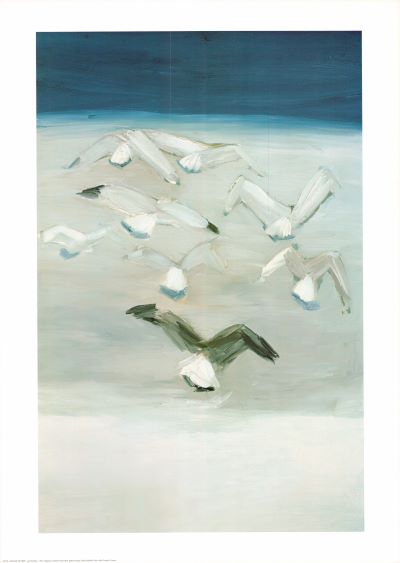 Seagulls, 1955 by Nicolas De Staël - 20 X 28 Inches (Art Print)