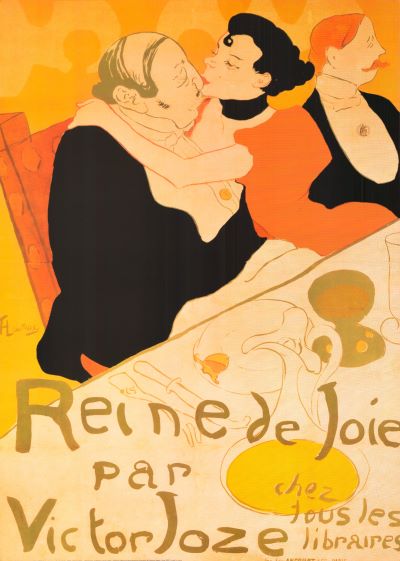 Queen of Joy by Henri de Toulouse-Lautrec - 20 X 28 Inches (Art Print)