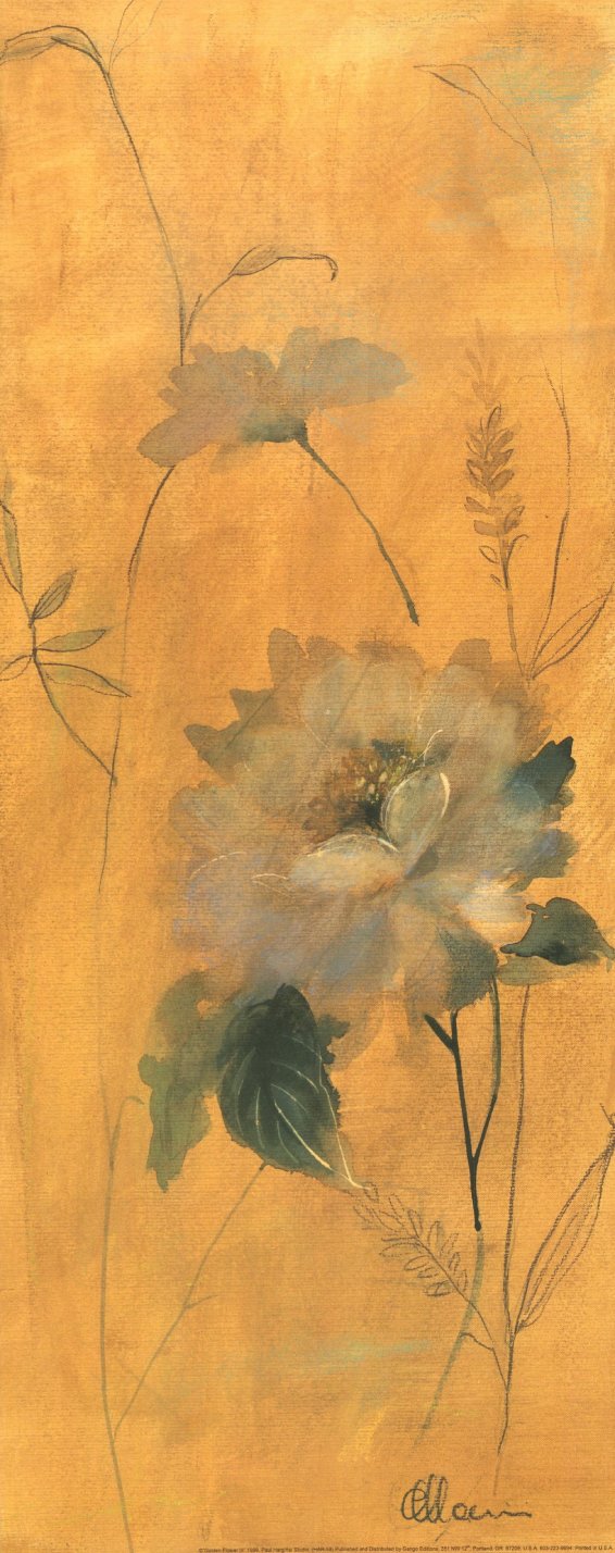Golden Flower III by Paul Hargittai - 8 X 20 Inches (Art Print)
