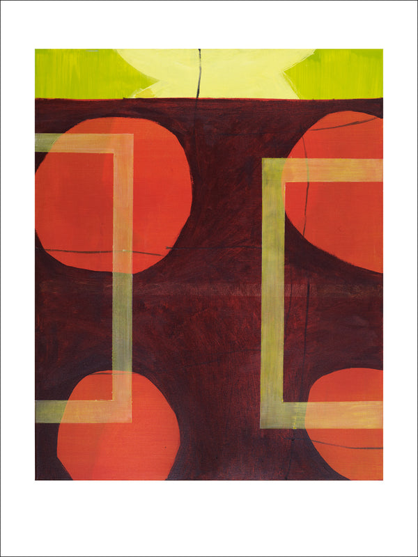 Untitled by Sybille Hassinger - 24 X 32 Inches (Silkscreen / Sérigraphie)