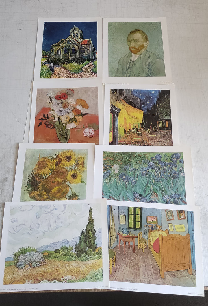 Vincent Van Gogh - Portfolio of 8 reproductions (9.5 X 11.75 inches)