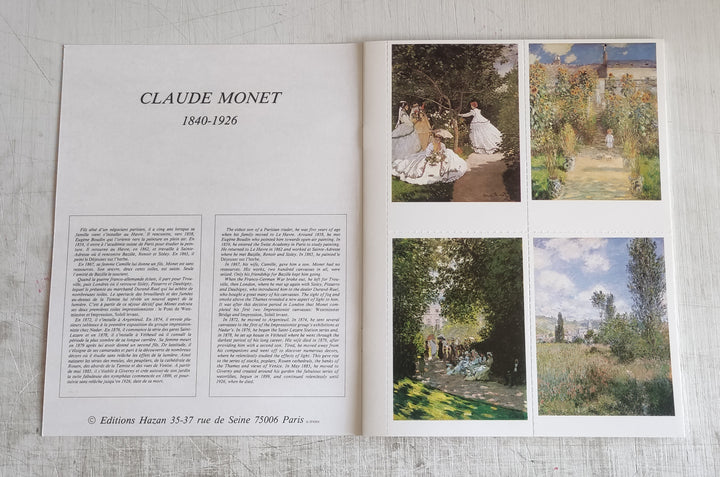 Claude Monet - Book of 24 Postcards (9 X 11.75 inches)