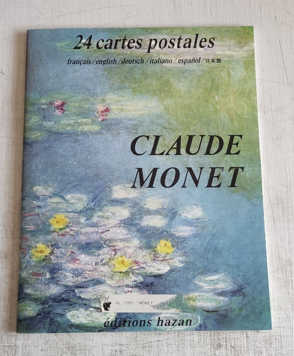 Claude Monet - Book of 24 Postcards (9 X 11.75 inches)