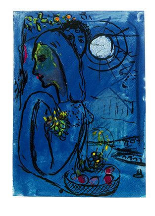 Saint-Jean-Cap Ferrat by Marc Chagall - 4 X 6 Inches (10 Postcards)