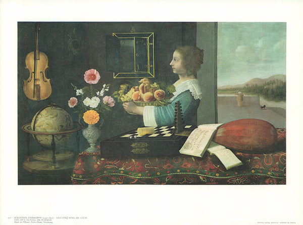 Les 5 Sens by Sebastien Stoskoff - 10 X 13 Inches (Art Print)